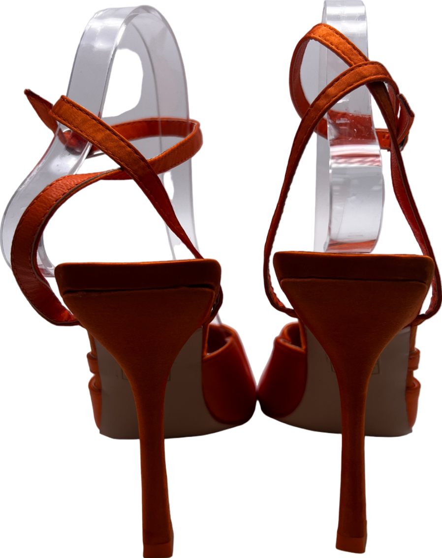 Public Desire Orange Heels UK 5 EU 38 👠