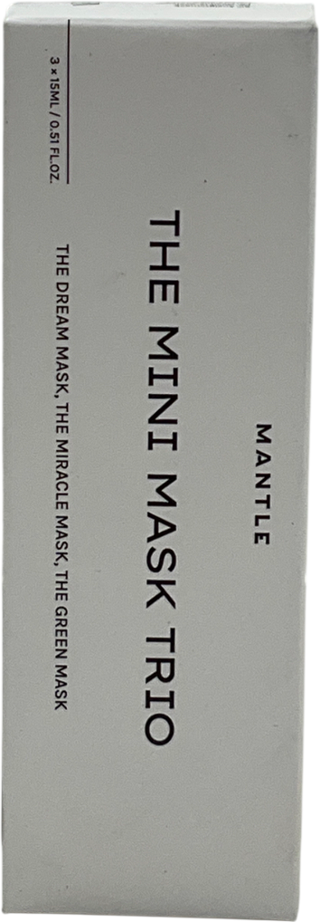 mantle The Mini Mask Trio The Dream Mask + The Green Mask + The Miracle Mask 3x15ml