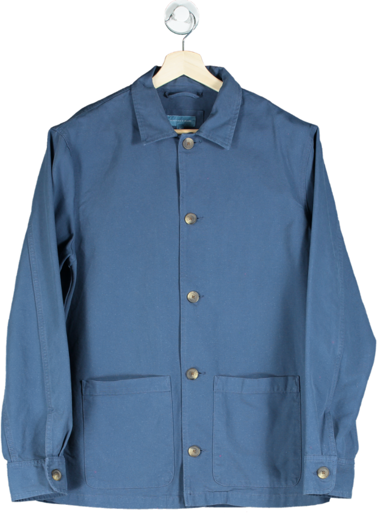 Beaufort & Blake Blue Shacket UK M