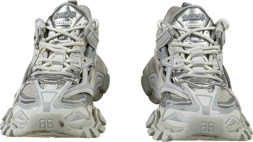 BALENCIAGA Track 2.0 White / Grey Trainers UK 3 EU 36