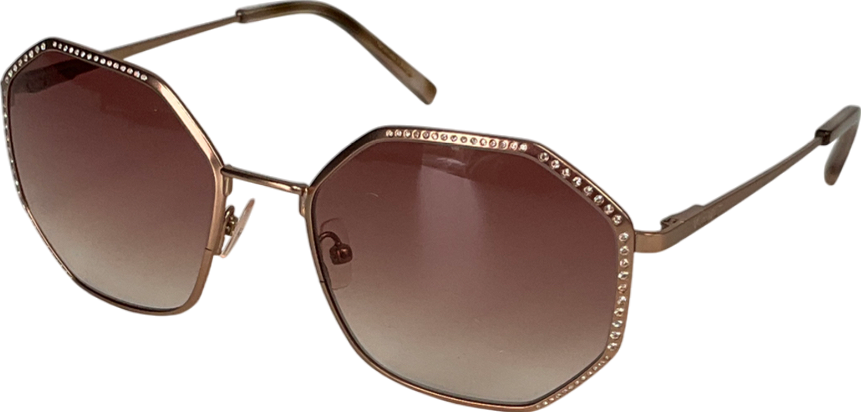 vera wang Metallic Chaunte Sunglasses