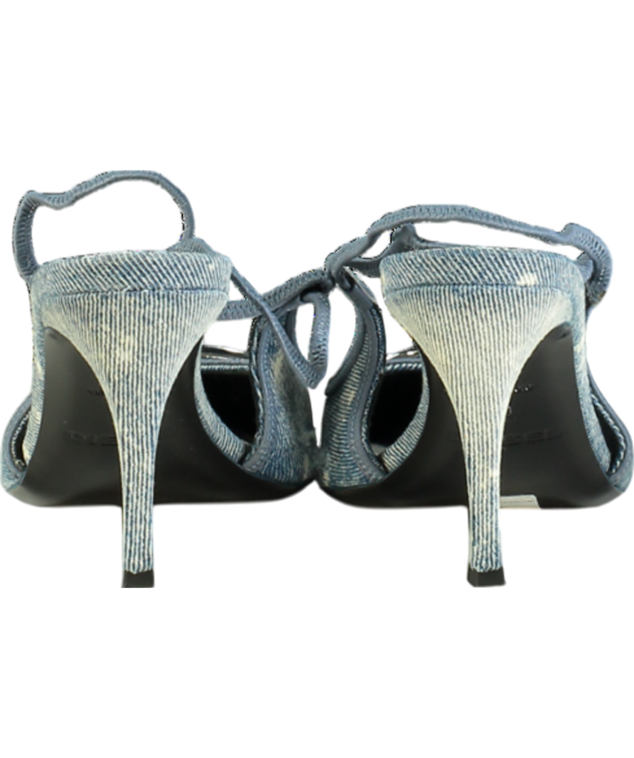 Diesel Blue D-venus-slingback Pumps UK 7 EU 40 👠