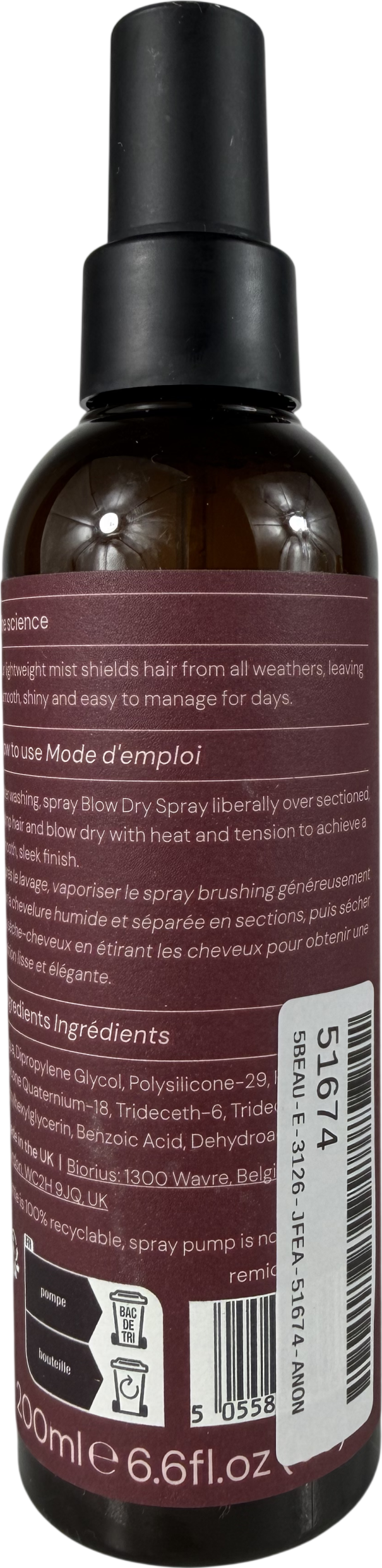 Remi Cachet Hairarchy Blow Dry Spray 200ml