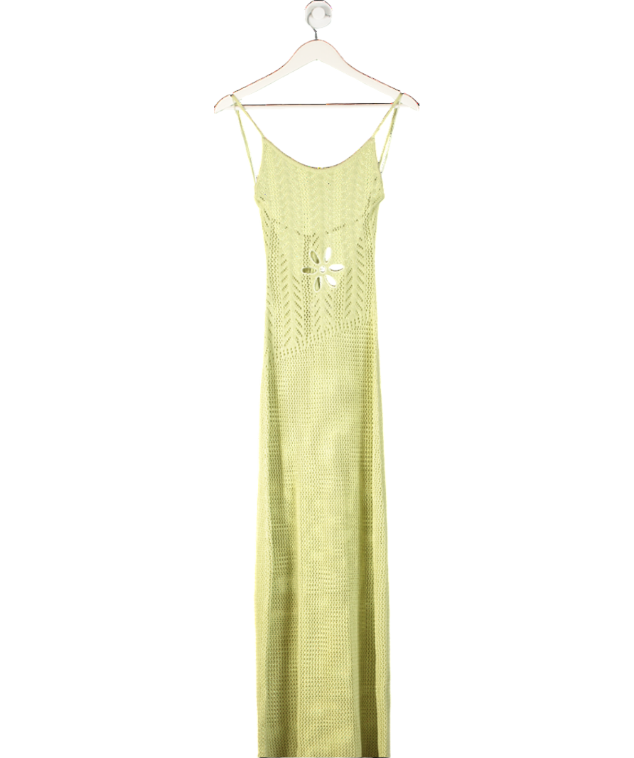 Sasha Therese Green Dahlia Maxi Dress UK XXS