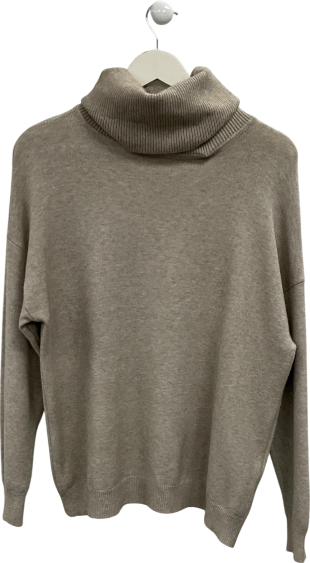 No. 1 George Street Beige Davina Knit In Oatmeal UK M