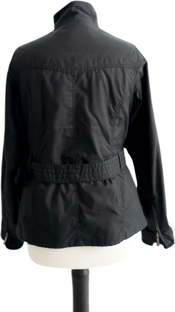 Barbour Dark Navy Blue Padded Softshell Jacket UK 10