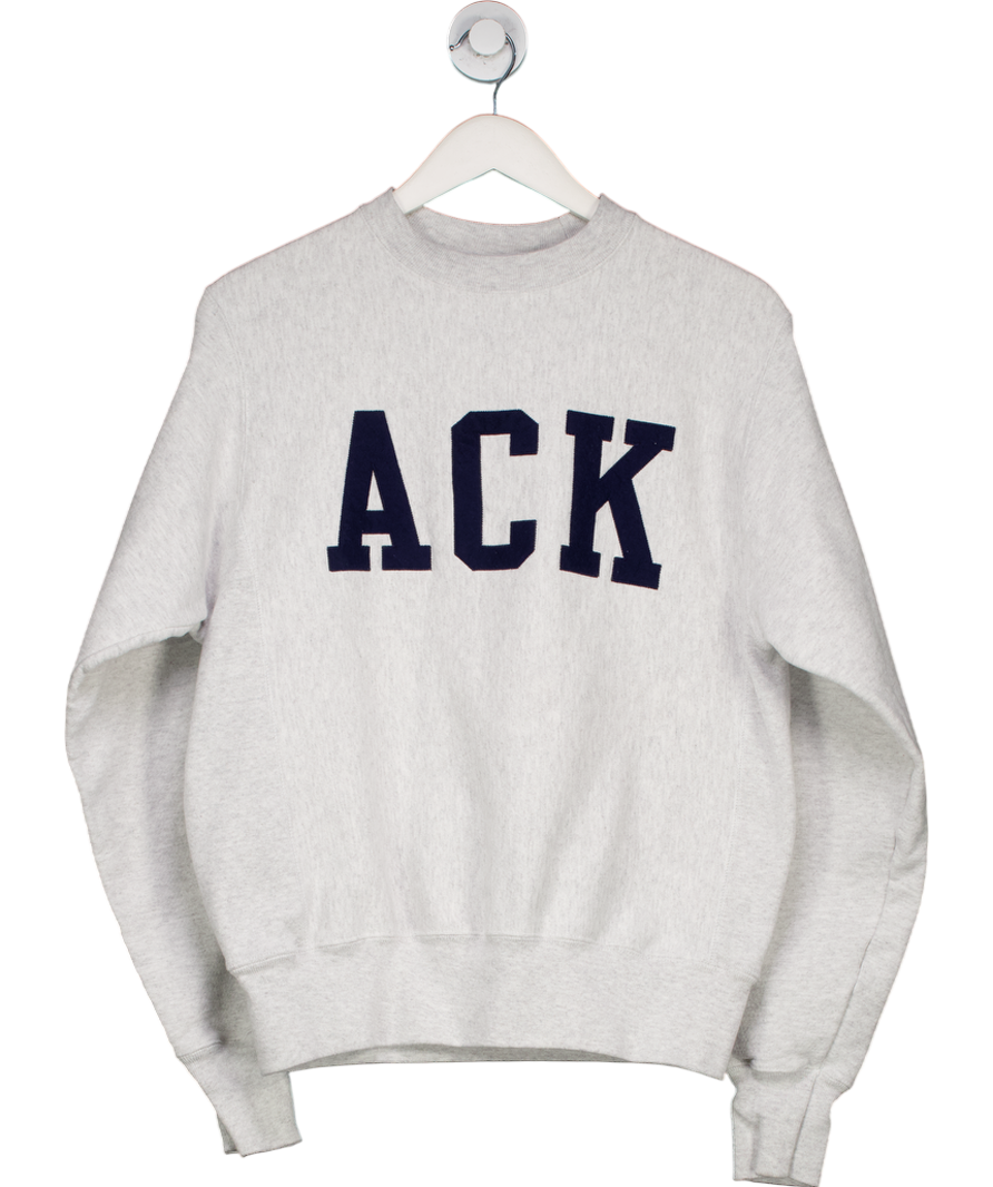 Champion Grey Reverse Weave Sweater UK S