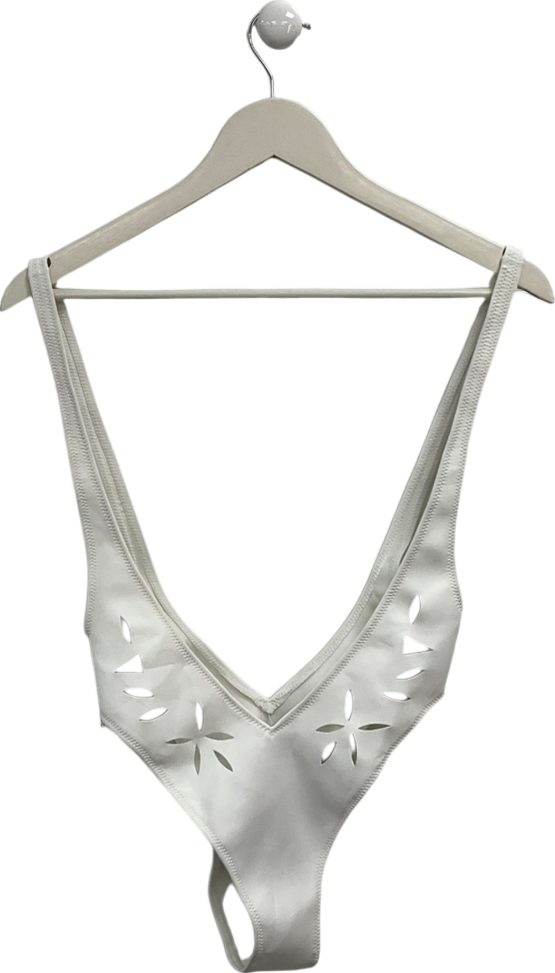 GGIGI C White One-piece Swimsuit UK S