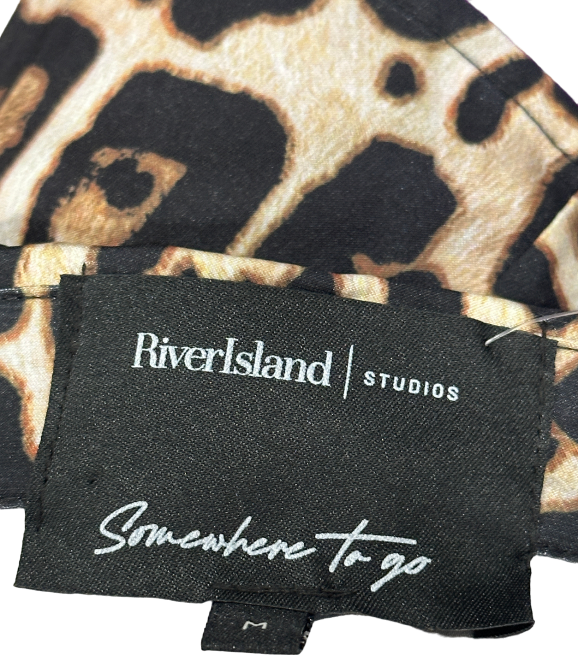 River Island Leopard Print Co-ord Set M