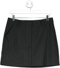 CHPTR-S Black Pinstripe Skirt EU 36 UK 8