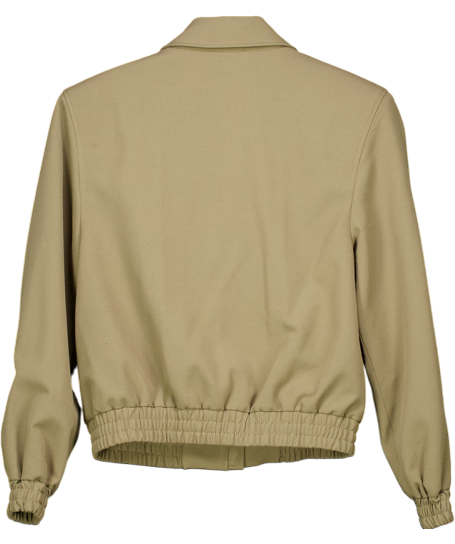 ZARA Green Collared Jacket UK S