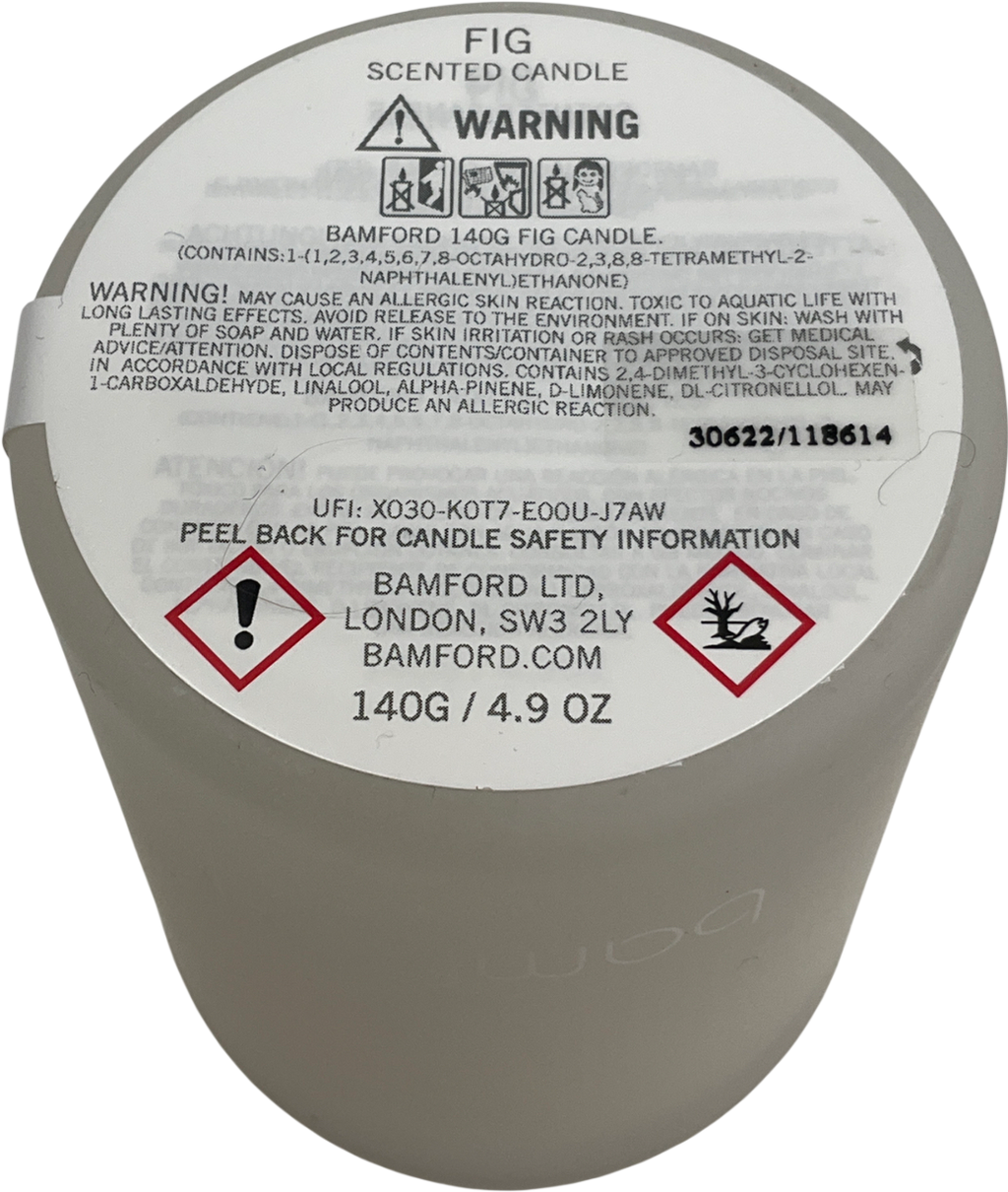 Bamford White Fig Leaf Candle 140g