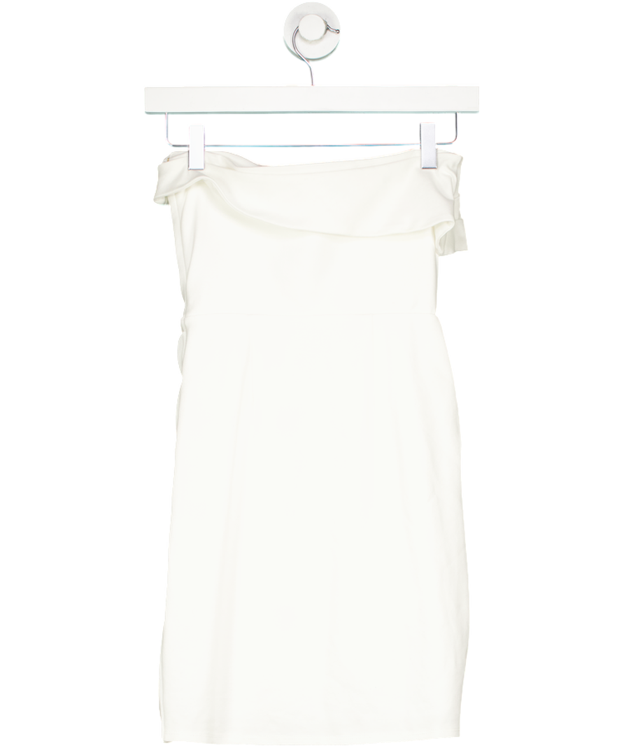 Michael Costello White X Revolve Felice Mini Dress UK 6