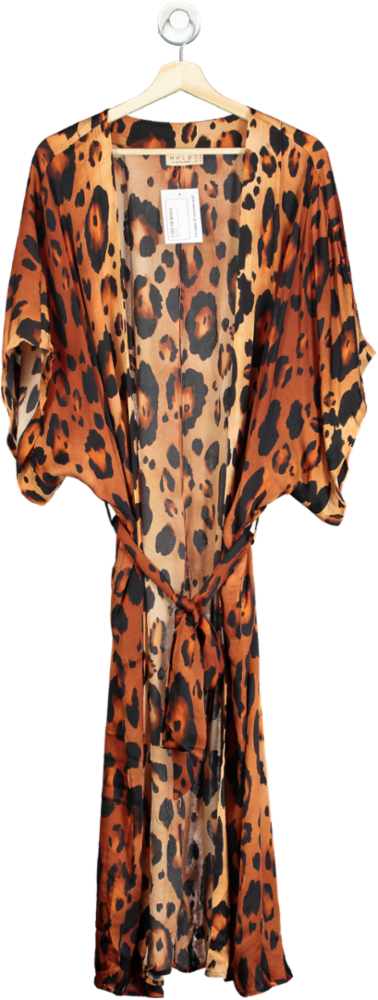 Halo by Dancing Leopard Leopard Print Kimono UK 10