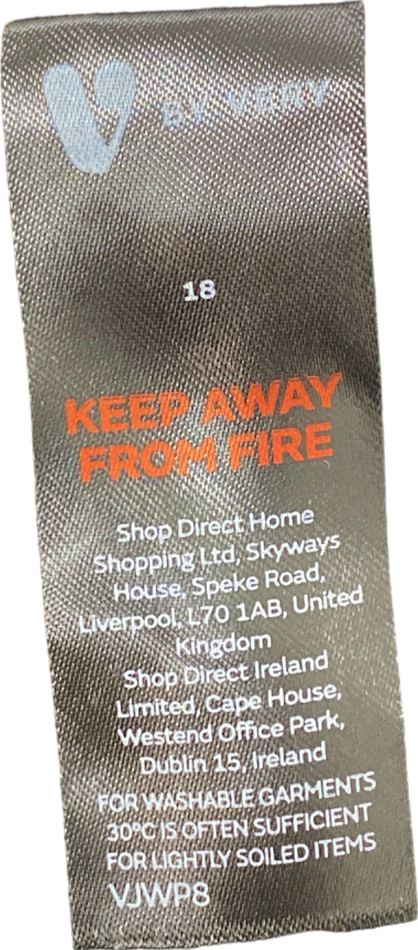 V By Very Black Sequin Leggings UK 18