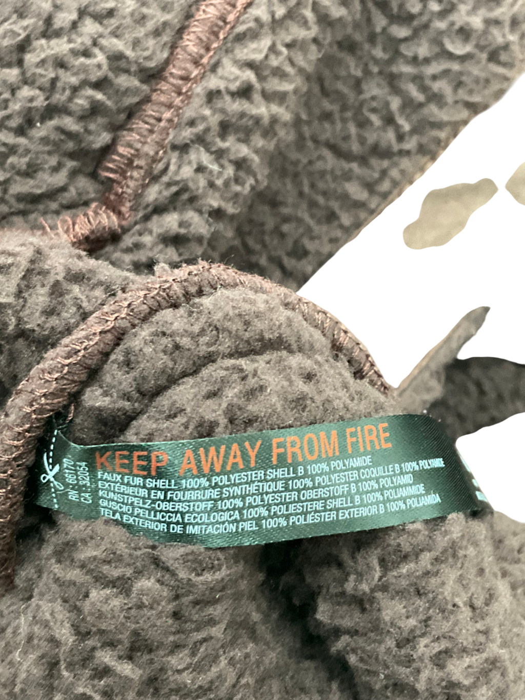 Free People Brown Hit The Slopes Fleece Jacket UK S