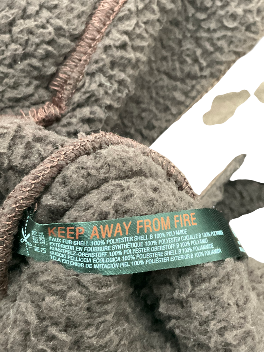 Free People Brown Hit The Slopes Fleece Jacket UK S