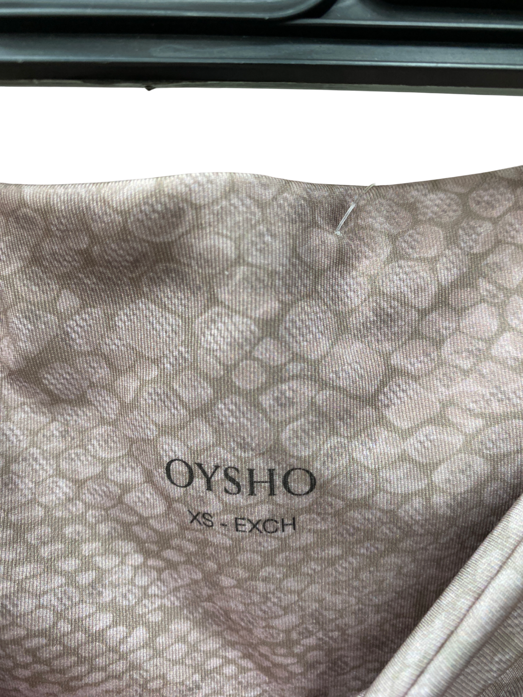 Oysho Grey Snakeprint Leggings UK XS