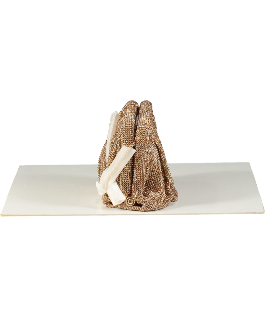 FOREVER NEW Metallic Signature Brielle Embellished Ruched Clutch Bag