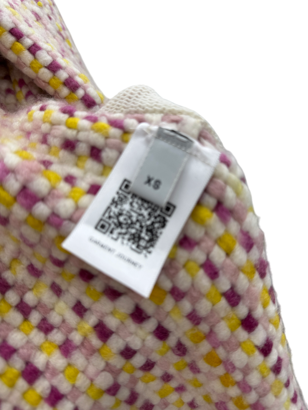 Gabriella Hearst Multicoloured 100% Cashmere Sleeveless Longline Waistcoat UK XS