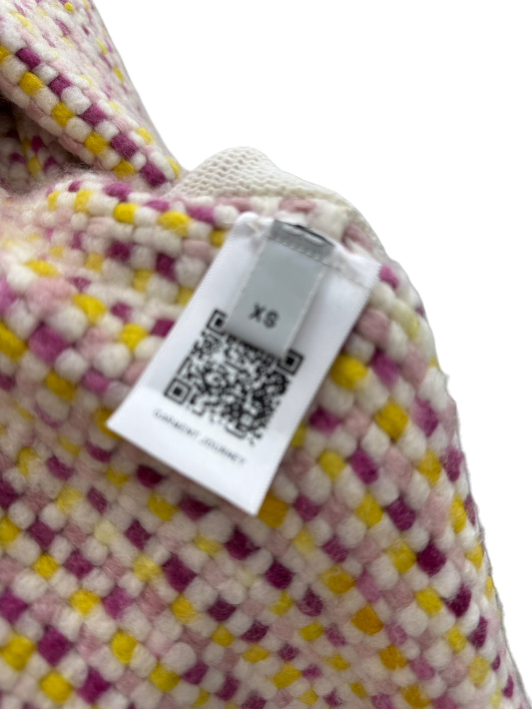 Gabriella Hearst Multicoloured 100% Cashmere Sleeveless Longline Waistcoat UK XS