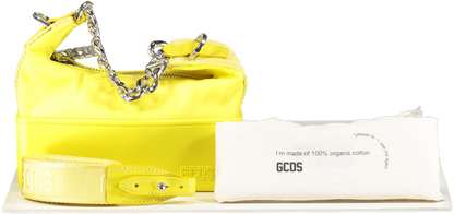 GCDS Mathilda Chain-link Tote Bag In Yellow