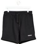 Vanquish Black Classic Regular Fit Sweat Shorts UK L