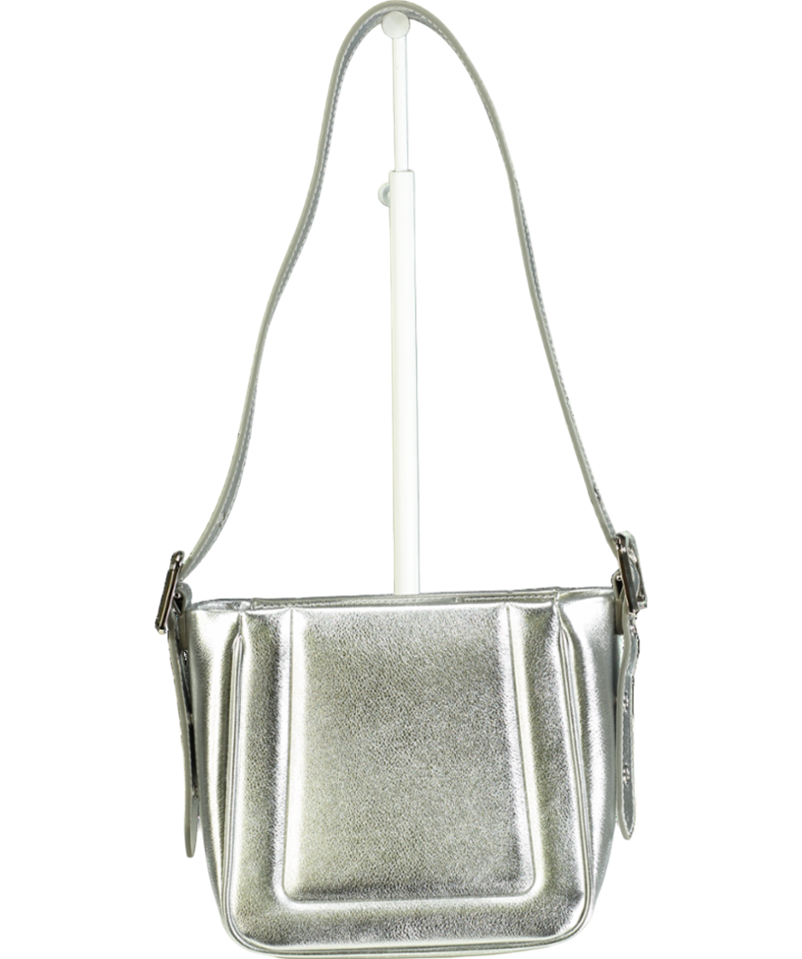 Charles & Keith Metallic Petra Boxy Bucket Bag