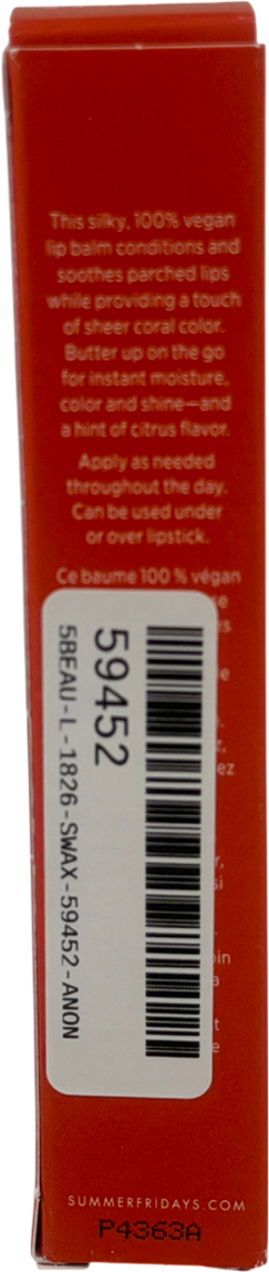 Summer Fridays Lip Butter Balm Poppy 15g