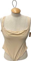 SKIMS Beige Seamless Sculpt Thong Bodysuit - Sand UK XXL