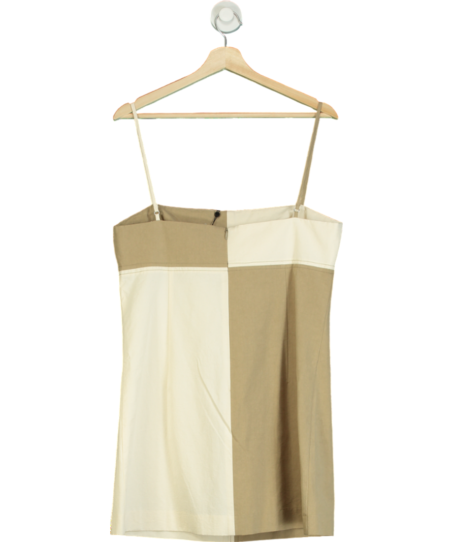 Bec + Bridge Beige Artie Mini Dress UK 14