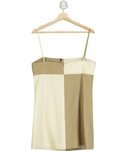 Bec + Bridge Beige Artie Mini Dress UK 14