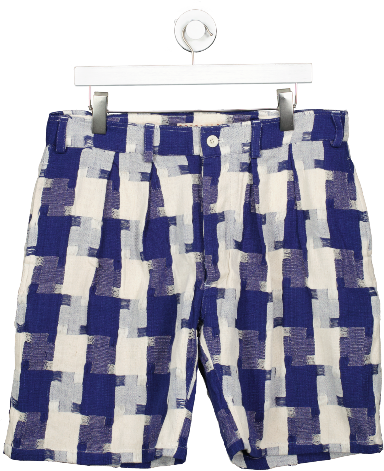 SMR Days Blue Mastella Check Shorts UK S