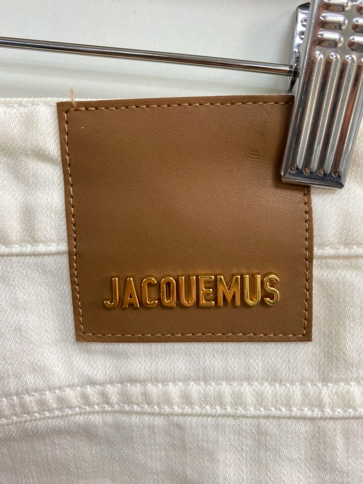 Jacquemus White Le Coup De Soleil Wide Leg Jeans 26