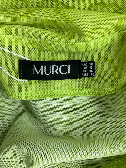 MURCI Lime Green Maxi Skirt UK 10