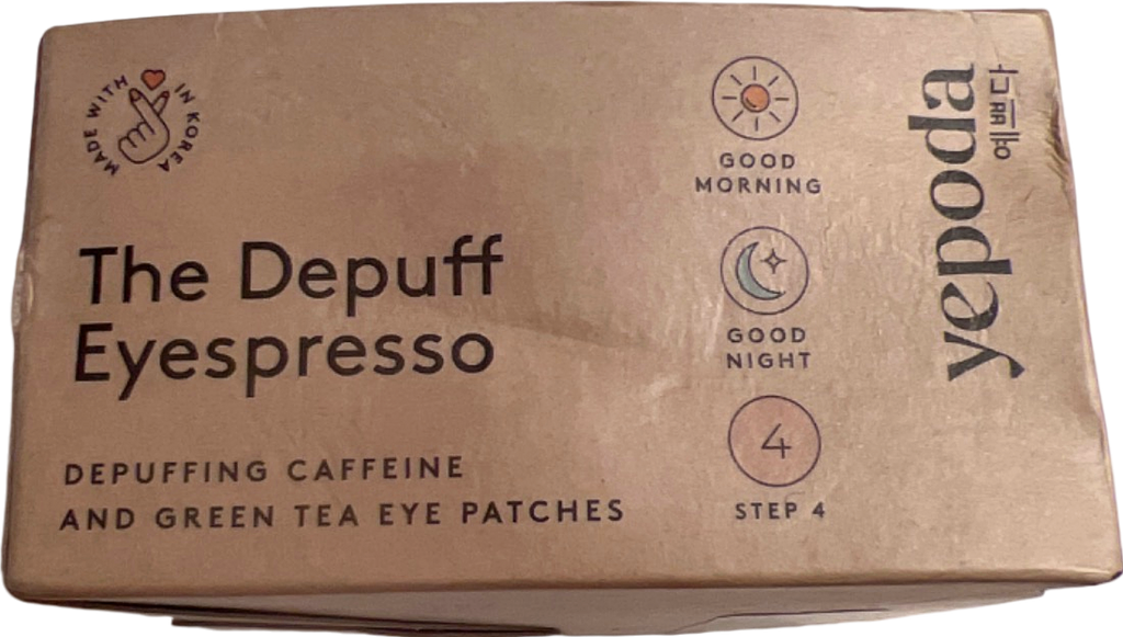 Yepoda The Depuff Eyespresso Depuffing Caffeine and Green Tea Eye Patches 90g