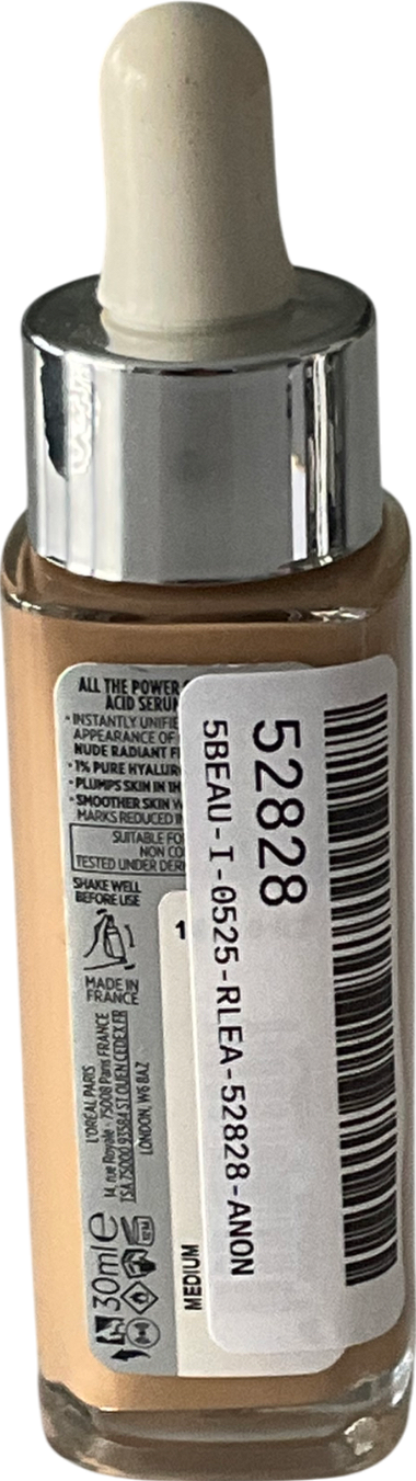 loreal True Match Nude Plumping Tinted Serum Medium 30ml