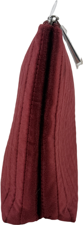 Gatineau Red Velour Makeup Bag