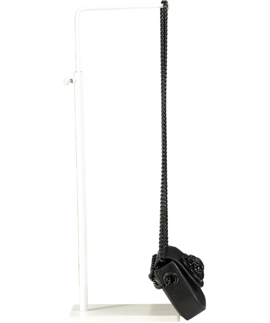 Kurt Geiger Black Micro Drench Chelsea Saddle Bag