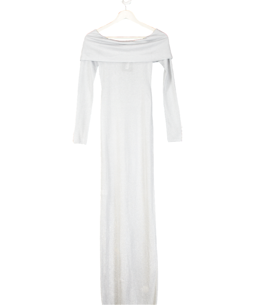 NBD Grey Asha Knit Dress UK XS