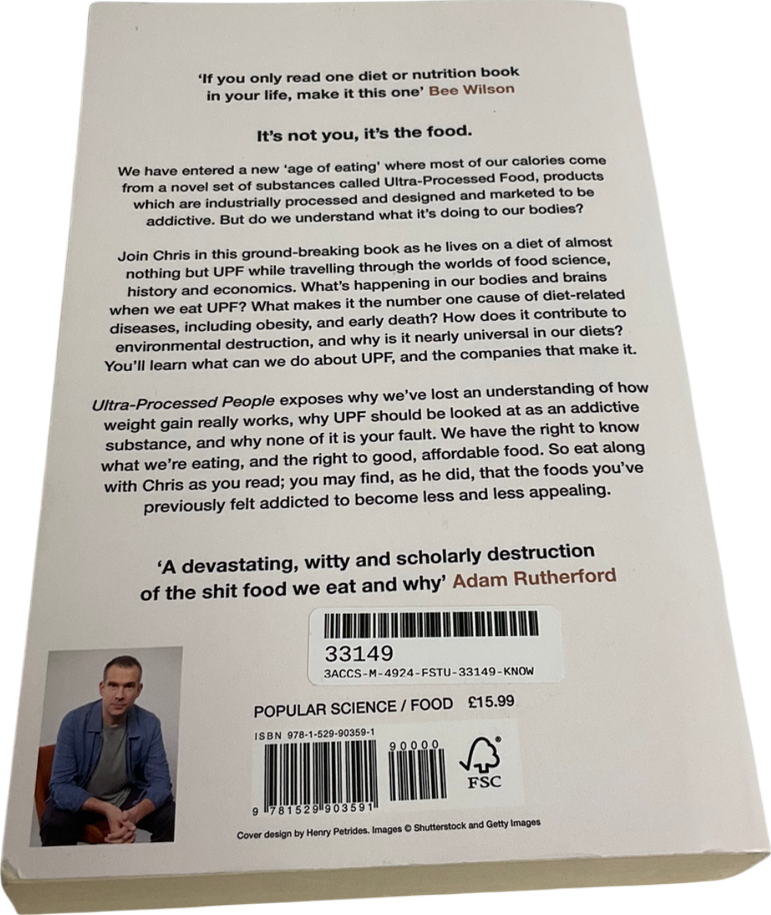 Book - Ultra-Processed People by Chris Van Tulleken #1 Bestseller