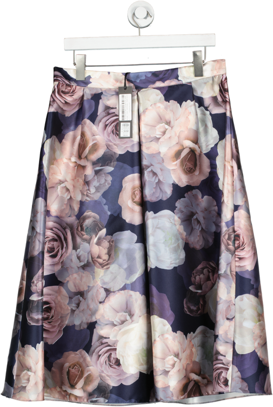 dorothy perkins Multicoloured Luxe Floral Satin Skirt BNWT UK 14