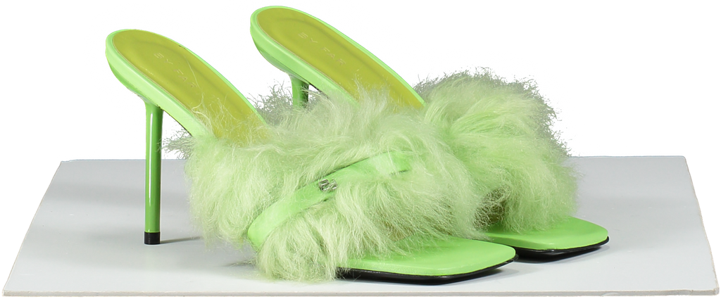 BY FAR Green Kenny Fresh Toscana Mule UK 5 EU 38 👠