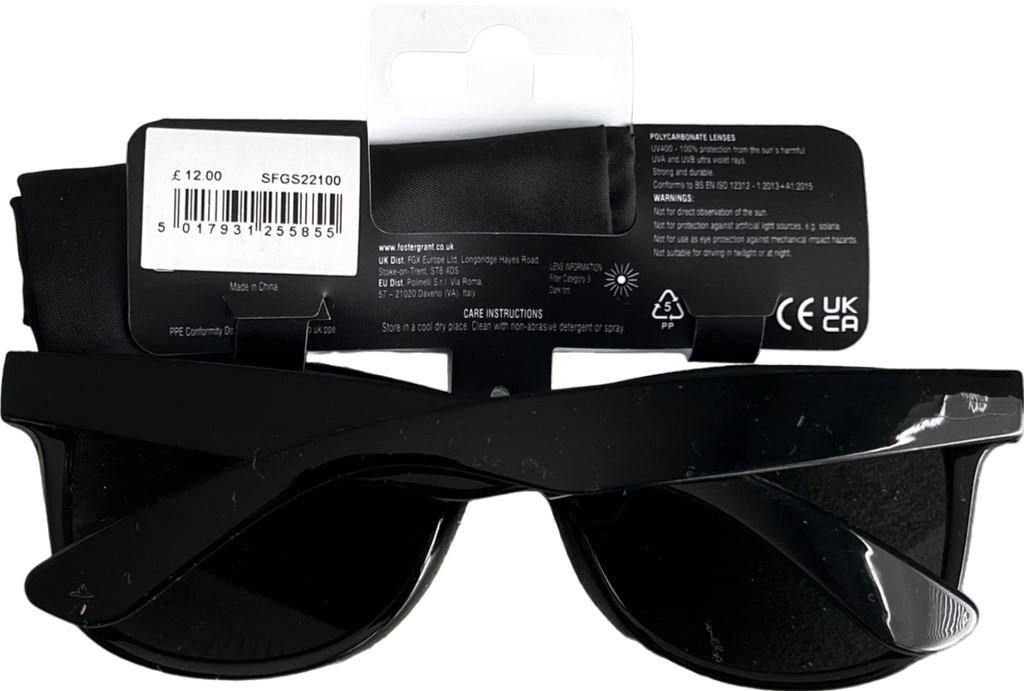 foster grant Black Maxblock Sfgs22100 Ns1022 Sunglasses
