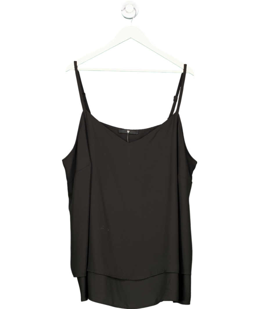Very Black Curve Layered Camisole UK 26