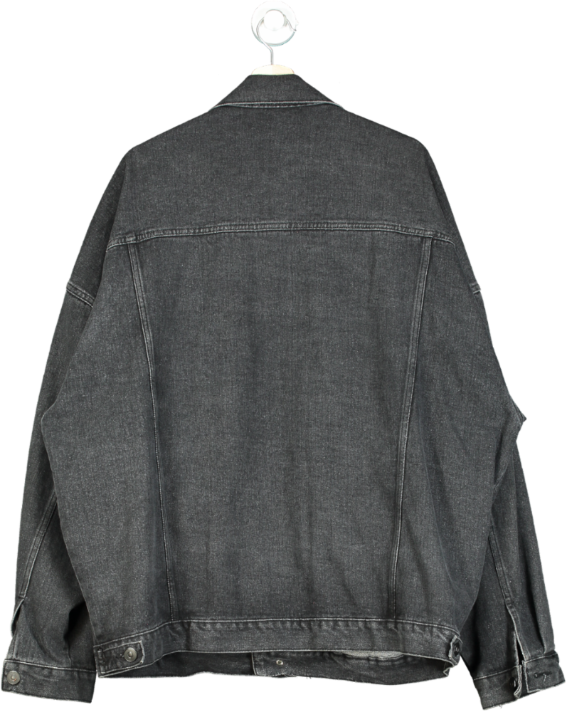 Grey Denim Jacket UK M/L