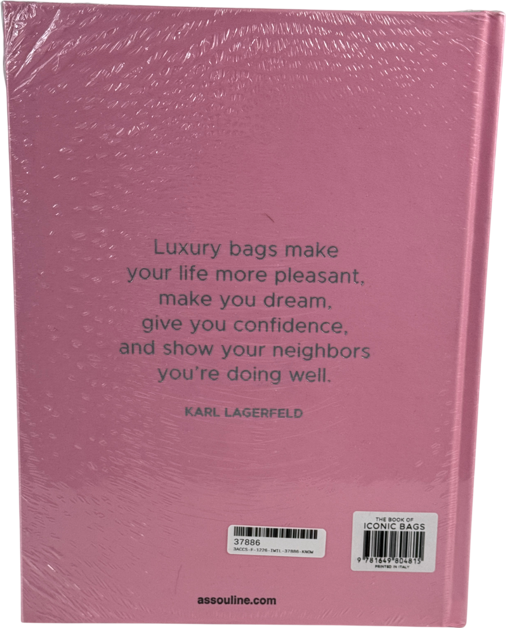 ASSOULIN Pink Fashionphile: The Book Of Iconic Bags - Coffee Table Book One Size