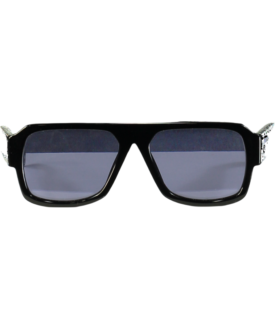 Prada Black Pilot-frame Acetate Sunglasses