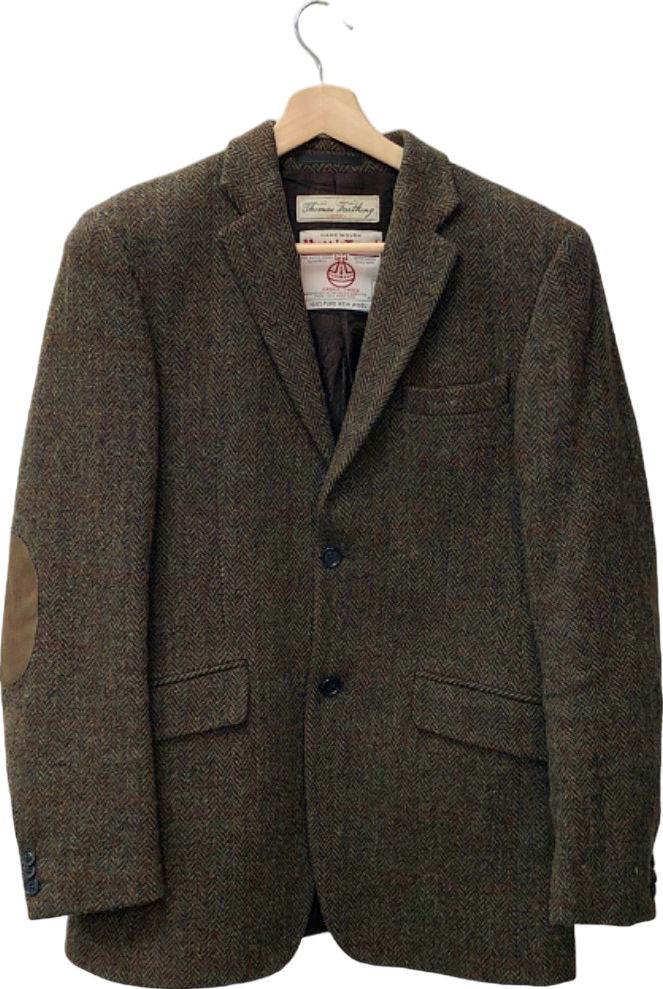 Thomas Farthing Brown Harris Tweed Blazer 36L