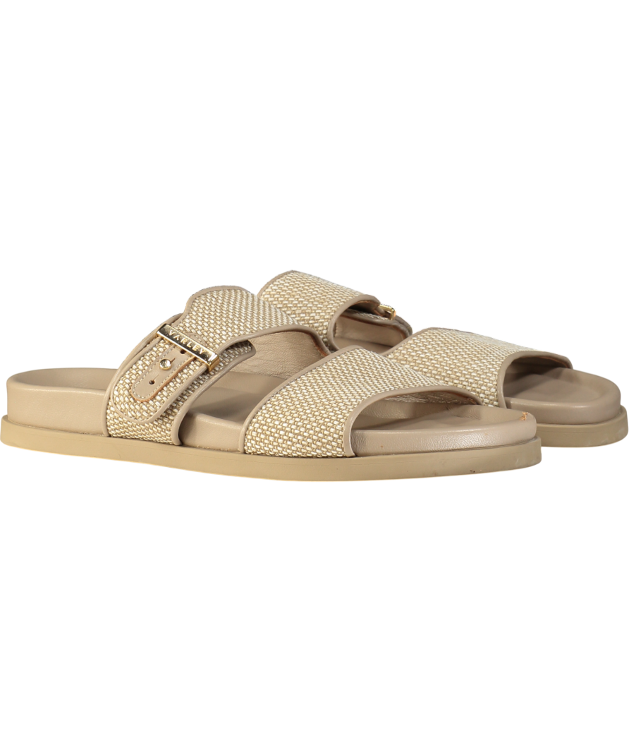 Varley Cream Latona Textile Sandal UK 8 EU 41 👠